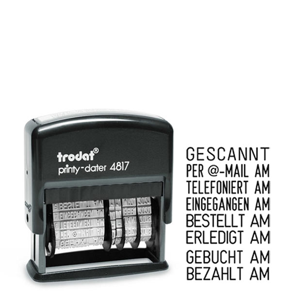 mit festem Text